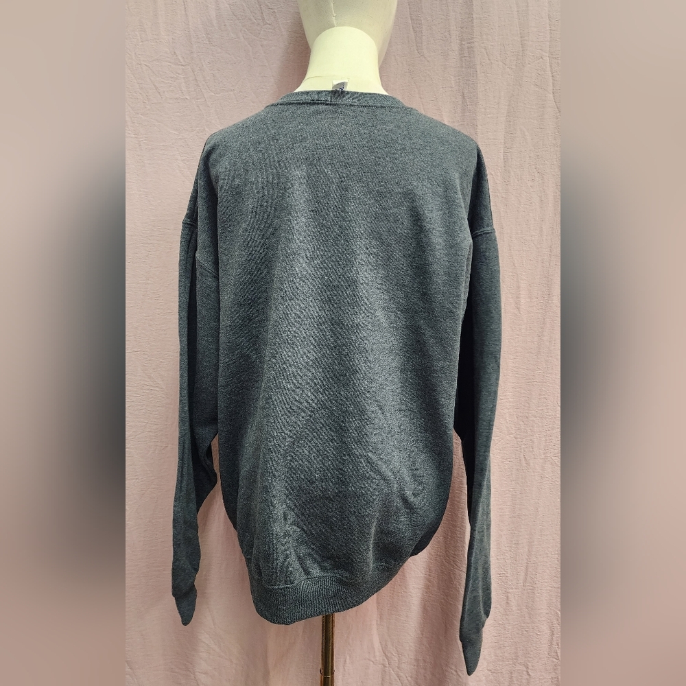 FIFTHSUN Halloween Cute Candy Corn Sugar Relax Fit Fleece Sweatshirt-Large - Picture 5 of 8